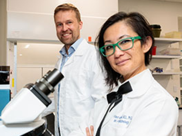 researchers Frans Vinberg and Dr. Kimberly Gokoffski